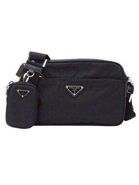 Prada Shoulder Bag Nylon Black